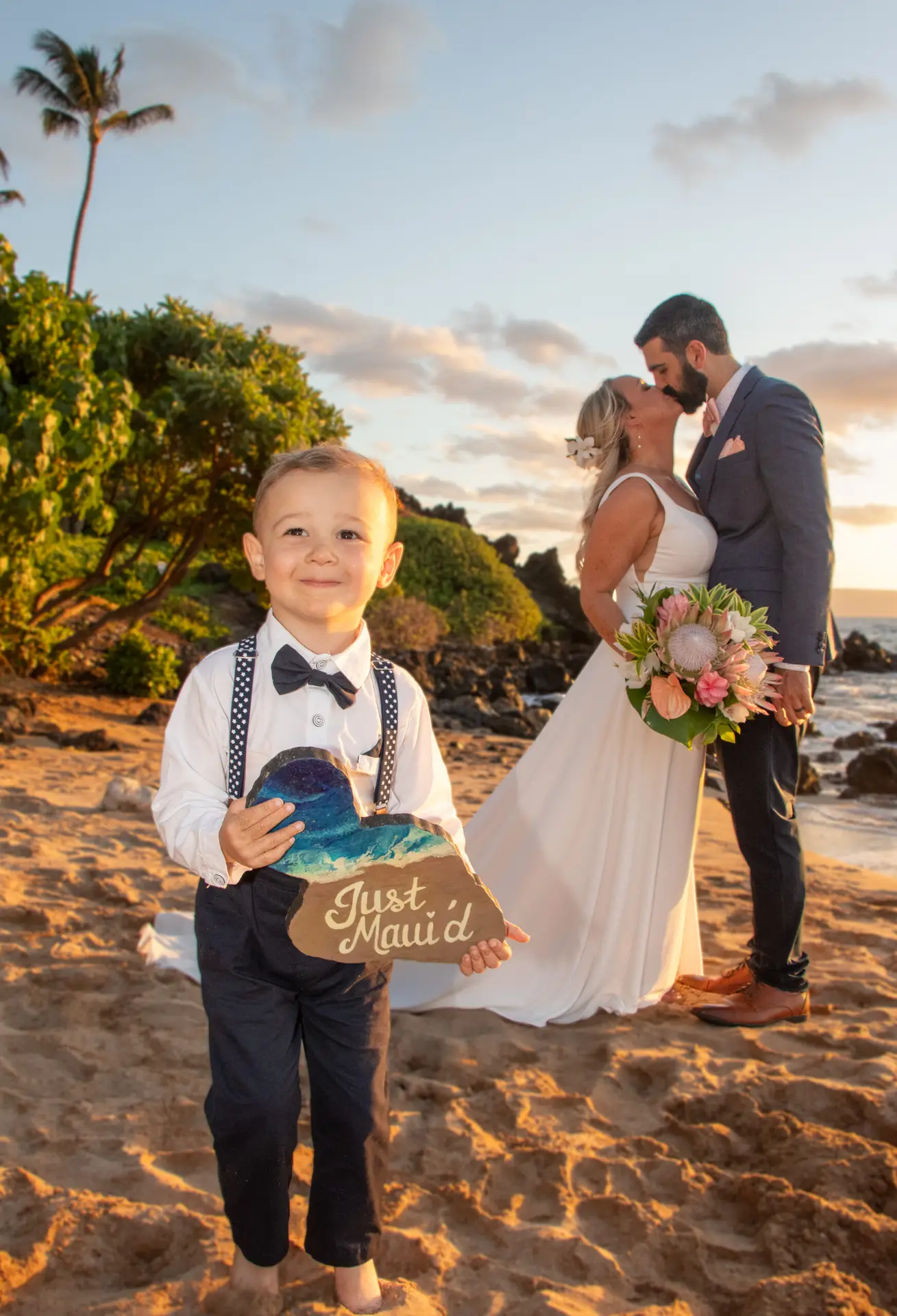 Heidi and Kyles Maui Beach Wedding